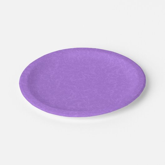 Purple textured surface with swirling pattern pappteller (Schrägansicht)