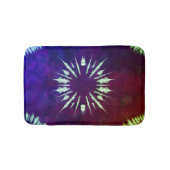 Purple Tie Dye Bath Mat Badematte (Vorderseite)