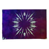 Purple Tie Dye Pillowcase Kissenbezug (Vorderseite-Rechts)