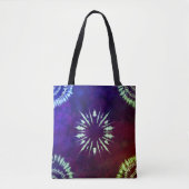 Purple Tie Dye Tote Tasche (Vorderseite)