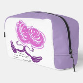 Purple Toiletry bag/Mauve Toilettenkit Waschbeutel (Rechte Ecke)