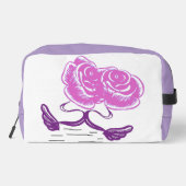 Purple Toiletry bag/Mauve Toilettenkit Waschbeutel (Rückseite)