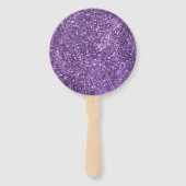 Purple Trendy In My Double Digits Era Birthday Fächer (Rückseite)