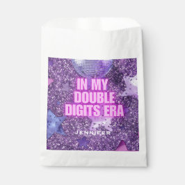 Purple Trendy In My Double Digits Era Birthday Geschenktütchen