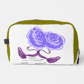 Purple Troiletery Bag/Violet Toilettenkit Waschbeutel (Vorderseite)