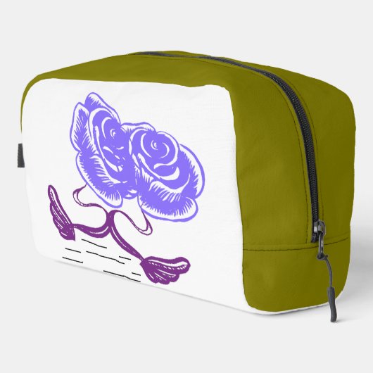Purple Troiletery Bag/Violet Toilettenkit Waschbeutel (Rechte Ecke)