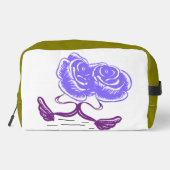Purple Troiletery Bag/Violet Toilettenkit Waschbeutel (Rückseite)