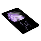 Purple Tulip Birthday Mom *personalize/customize* Magnet (Rechte Seite)