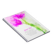 Purple Tulip Notizblock (Rechte Seite)