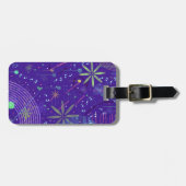 Purple Twilight Party Gepäckanhänger (Vorderseite horizontal)