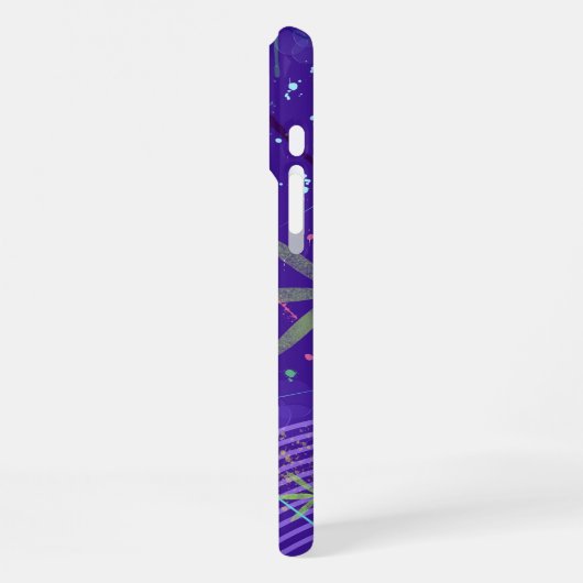 Purple Twilight Party iPhone Hülle (Linke Seite)