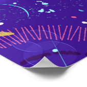 Purple Twilight Party Poster (Ecke)