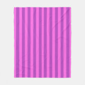 Purple Two Tone Stripes  Fleecedecke (Vorderseite)