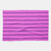 Purple Two Tone Stripes  Geschirrtuch (Horizontal)