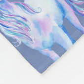 Purple Unicorn Dream Fleecedecke (Ecke)