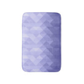 Purple violet triangle geometric squares badematte (Vorderseite Vertikal)