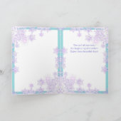 Purple w1 Gruß Karte (Innenseite)