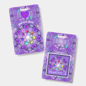 Purple W2 good-luck Ausweis (Vorder- & Rückseite)