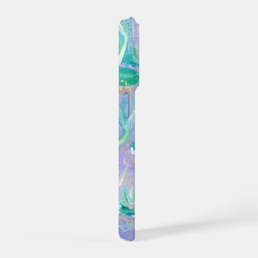 Purple Water Lilies Phone Case iPhone Hülle (Rechte Seite)