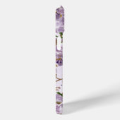 Purple Watercolor Floral iPhone Case (Rückseite / Rechts)