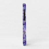 Purple Watercolor with Florals Case-Mate iPhone Hülle (Hinten/Links)