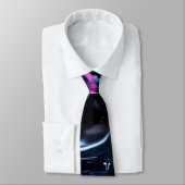 Purple Waves Krawatte (Gebunden)