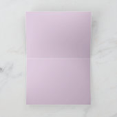 Purple Westie Valentine's Day Card Feiertagskarte (Innenseite)