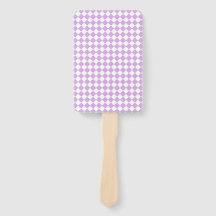 Purple White Checker Diamond Pattern