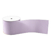 Purple White Checker Diamond Pattern Ripsband (Spule)