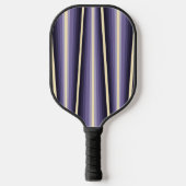  Purple White Chevron Pattern Pickleball Schläger (Vorderseite)