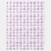 Purple White Stripes  Fleecedecke (Vorderseite)