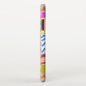 Purple Yacht Blue Waves  iPhone Hülle (Rechte Seite)