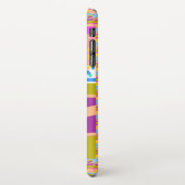 Purple Yacht Blue Waves  iPhone Hülle (Linke Seite)