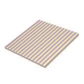 Purple Yellow Stripes Pattern Minimal Modern Fliese (Seite)