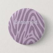 Purple zebra print bag button (Vorderseite)