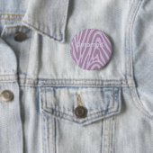 Purple zebra print bag button (Beispiel)
