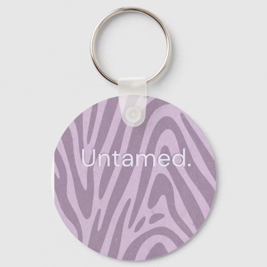 Purple zebra print bag schlüsselanhänger (Vorderseite)