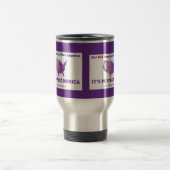 PurpleAmerica Custom-Tasse Reisebecher (Mittel)