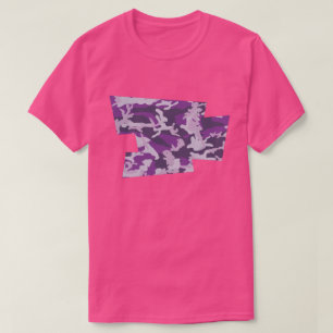 PurpleBerry Camo-Muster Blown Pixel T-Shirt
