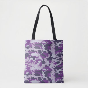 PurpleBerry Camo-Muster Tasche