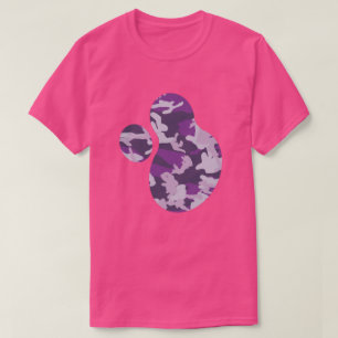 PurpleBerry Camouflage Muster Paint Platsch v2 T-Shirt