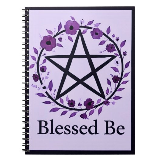 PurpleBlessedBe Notizblock (Vorderseite)