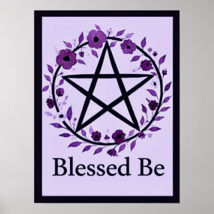 PurpleBlessedBe Poster