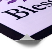 PurpleBlessedBe Poster (Ecke)