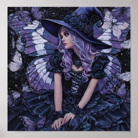 PurpleFairyHexe Poster (Vorne)