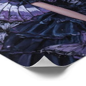 PurpleFairyHexe Poster (Ecke)