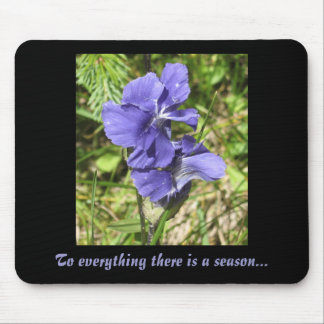 PurpleFlower, zu alles gibt es eine Jahreszeit… Mousepad