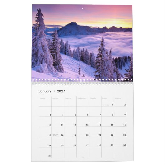 PurpleNatureKalender2015 Kalender (Jan 2027)