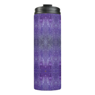 Purples Ikat 5 Thermosbecher