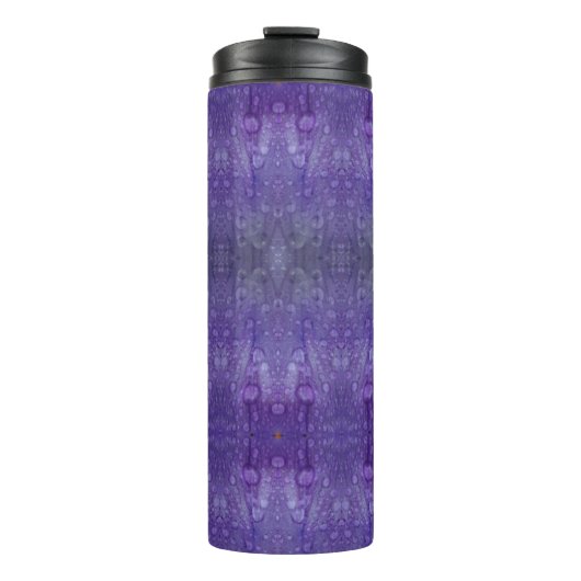 Purples Ikat 5 Thermosbecher (Vorderseite)
